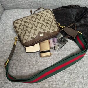 💚 Gucci GG Supreme Crossbody Ophidia Style Bag✨